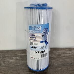 Unicel 5CH-352 Replacement 35 SqFt Filter Cartridge for Hot Tub Spa, 151 Pleats